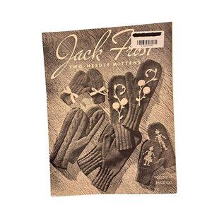 Jack Frost two-needle mittens patterns vintage